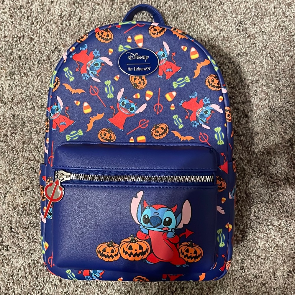 Disney loungefly stitch Halloween backpack